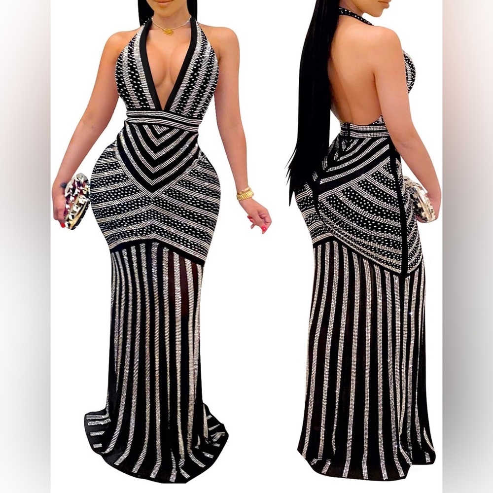 Sexy Rhinestone Dress